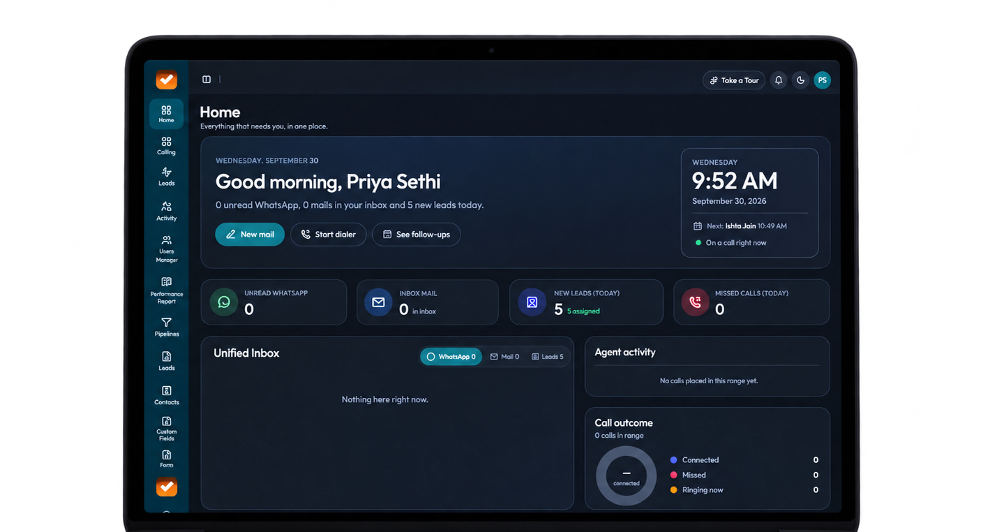 BwTask dashboard on a laptop